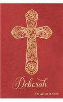 2019 Weekly Planner, Deborah: Personalized 90-Page Christian Planner with Monthly and Annual Calendars and Weekly Planner Pages