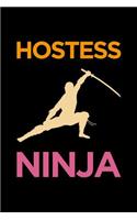 Hostess Journal: Blank Lined Notebook: Hostess Ninja