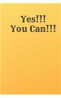 Yes!!!you Can!!!