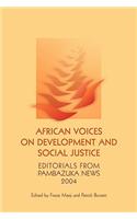 African Voices on Development and Social Justice