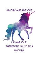 Unicorn Graph Paper Composition Notebook