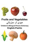 English-Pashto Fruits and Vegetables Children's Bilingual Picture Dictionary