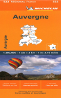 Auvergne Limousin - Michelin Regional Map 522