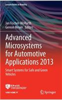 Advanced Microsystems for Automotive Applications 2013