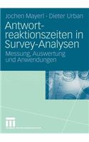 Antwortreaktionszeiten in Survey-Analysen