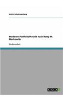 Moderne Portfoliotheorie nach Harry M. Markowitz