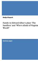 Family in Edward Albee's Plays 'The Sandbox' and 'Who's Afraid of Virginia Woolf?'