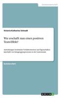 Wie erschafft man einen positiven Team-Effekt?: Auswirkungen bestimmter Verhaltensweisen und Eigenschaften innerhalb von Intragruppenprozessen in der Gastronomie