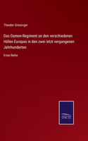 Das Damen-Regiment an den verschiedenen Höfen Europas in den zwei letzt vergangenen Jahrhunderten