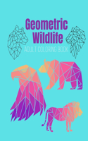 Geometric Wildlife Adult coloring book