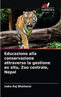 Educazione alla conservazione attraverso la gestione ex situ, Zoo centrale, Nepal