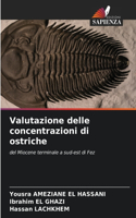 Valutazione delle concentrazioni di ostriche