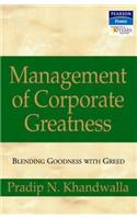 Mangement of Corporate Greatness