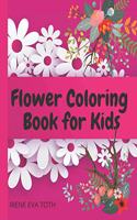 Flower Coloring Book for Kids