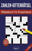 Zahlen-Gitterrätsel - Rätselbuch für Erwachsene