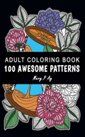 100 Awesome Patterns Coloring Book
