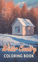 Winter Country Coloring Book