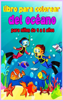 Libro para colorear del océano para niños de 4 a 8 años