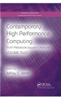 Contemporary High Performance Computing: From Petascale Toward Exascale, Volume Two