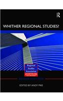 'Whither regional studies?'