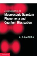 Introduction to Macroscopic Quantum Phenomena and Quantum Dissipation