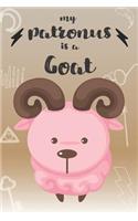 My Patronus Is A Goat: Cute Goat Lovers Journal / Notebook / Diary / Birthday Gift (6x9 - 110 Blank Lined Pages)
