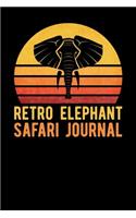 Retro Elephant Safari Journal