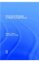 Instructional Strategies for Middle and High School