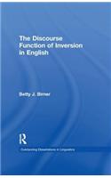 Discourse Function of Inversion in English