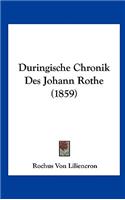 Duringische Chronik Des Johann Rothe (1859)