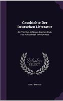 Geschichte Der Deutschen Litteratur