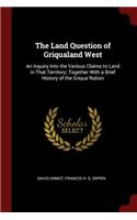 The Land Question of Griqualand West