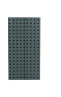 Grey on Black (Quadro) B6.5 Unlined Notebook