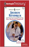 One Husband Required!