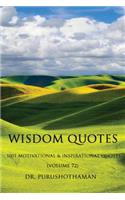 Wisdom Quotes (Volume 72)