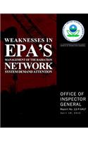 Weaknesses in EPA's Management of the Radiation Network System Demand Attention