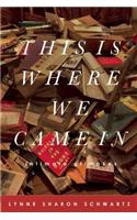 This Is Where We Came in: Essays