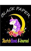 BLACK PAPER SketchBook & Journal