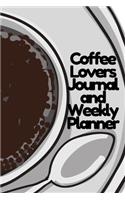 Coffee Lovers Journal and Weekly Planner