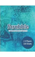 Scrabble Game Score sheets