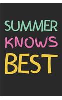 Summer Knows Best