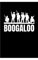 Boogaloo: Journal / Notebook / Diary Gift - 6"x9" - 120 pages - White Lined Paper - Matte Cover