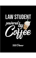 Law Student Powered By Coffee 2020 Planner