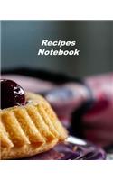 Recipes Notebook: Organizer to Collect Favorite Recipes