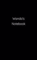 Wanda's Notebook: Notebook / Journal / Diary - 6 x 9 inches (15,24 x 22,86 cm), 150 pages.