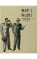 Man's Plans 2020 Planner