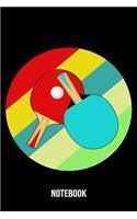 Notebook: Ping Pong Notebook Blank Dot Grid Family Journal dotted with dots 6x9 120 Pages Checklist Record Book Take Notes Table Tennis Planner Paper Sports C