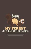 Sorry My Ferret Ate My Homework