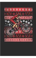 Ugly Christmas - Bicycle: Dotted Bullet Notebook - Christmas Gift for Kids, Women, Men Girls And Boys