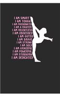 I Am Smart: Gymnastics Notebook, Blank Lined (6" x 9" - 120 pages) Sports Themed Notebook for Daily Journal, Diary, and Gift